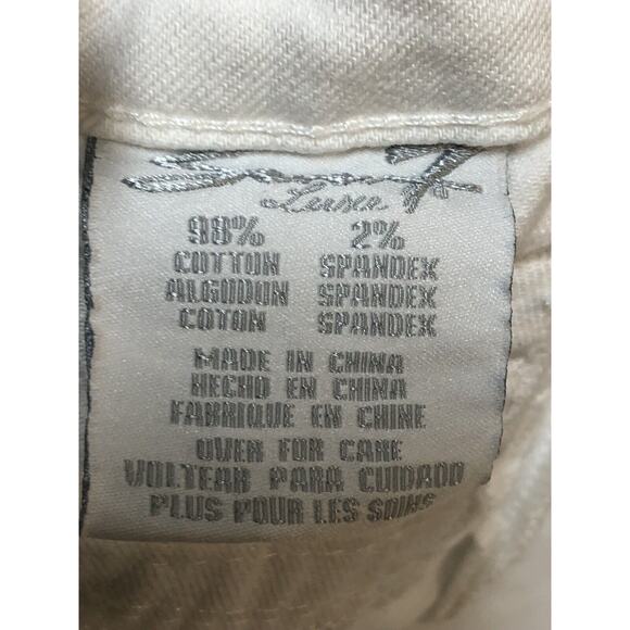Seven 7 White Denim Jeans Embellished Pockets Casual Everyday Size 10 - Picture 7 of 11